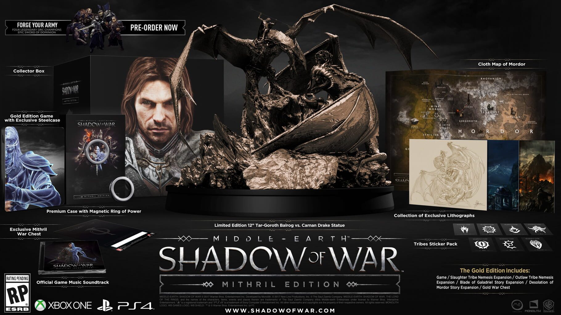 Captura de pantalla - Middle-earth: Shadow of War - Mithril Edition