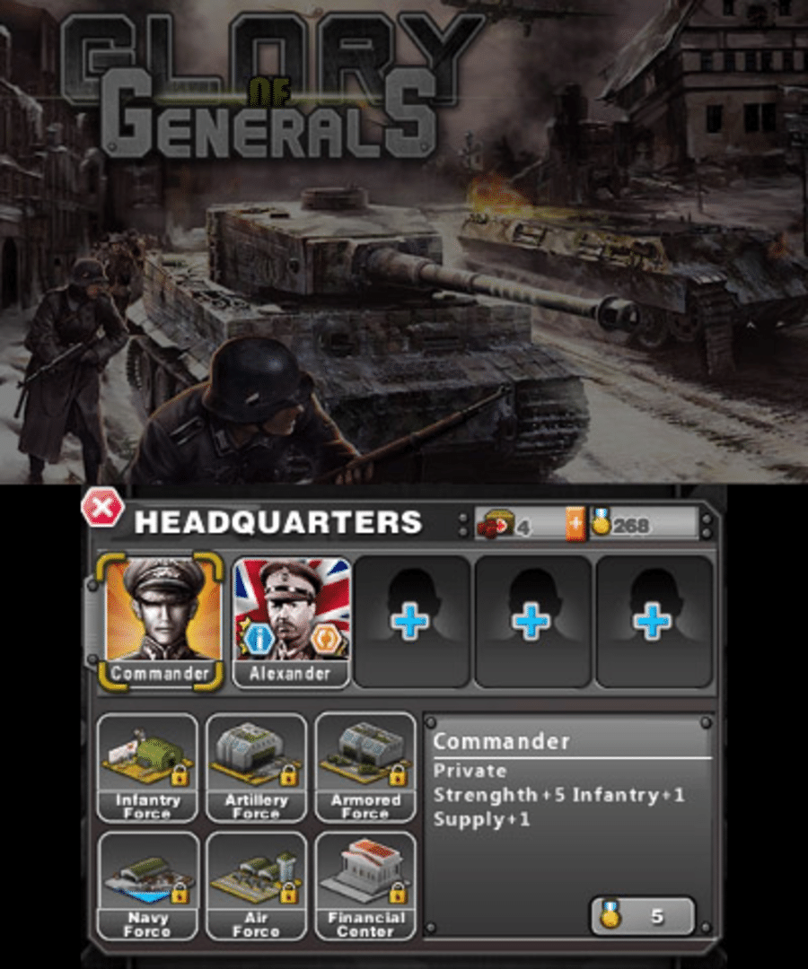 Glory of Generals screenshot