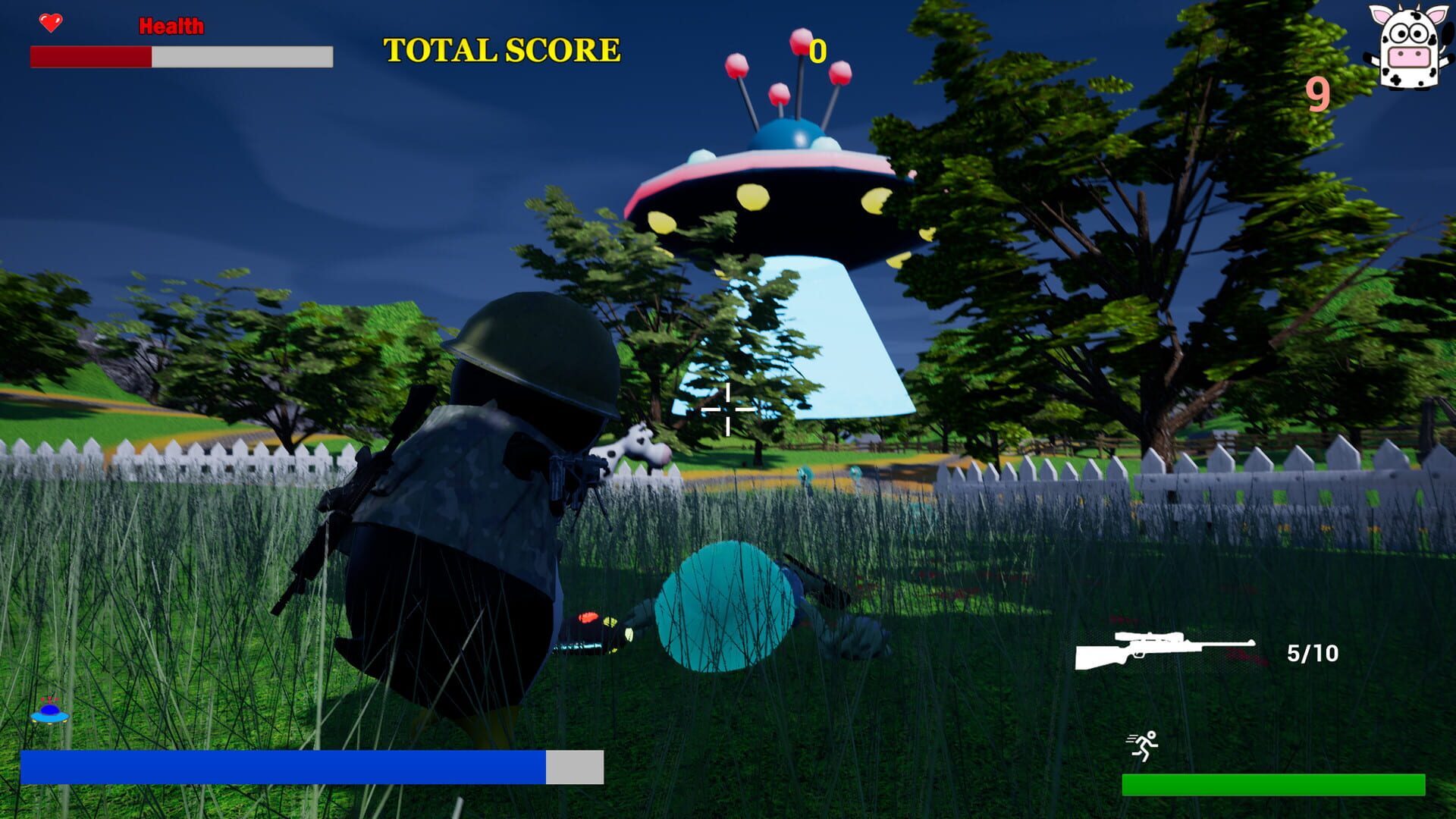 Lucky VS Aliens - Screenshot