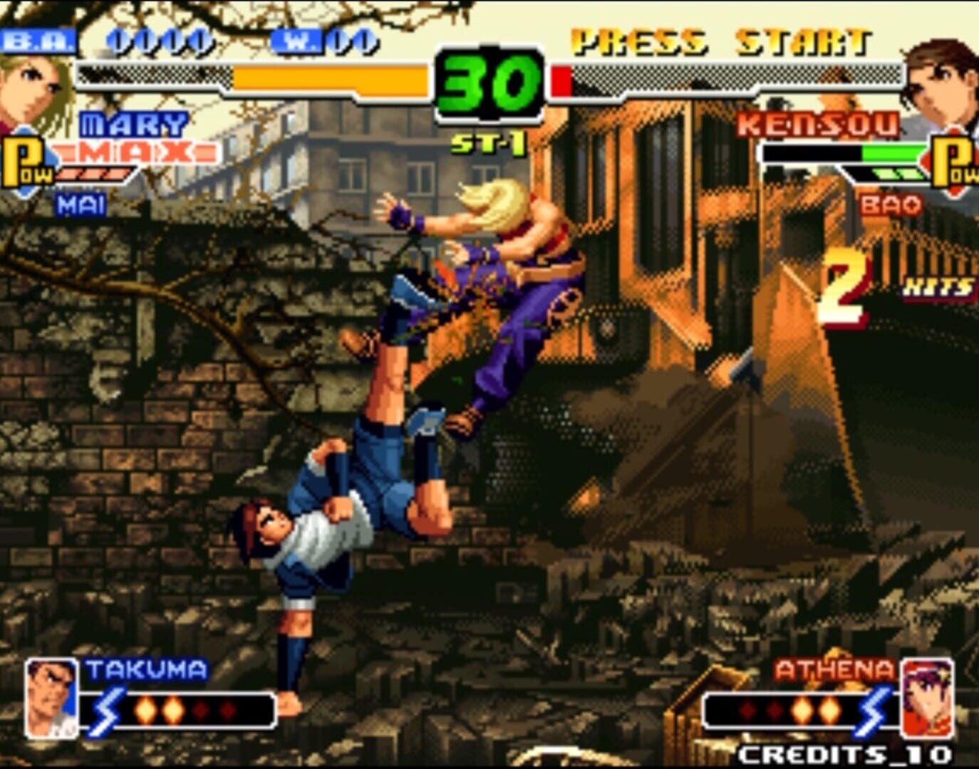 Captura de pantalla - The King of Fighters 2000