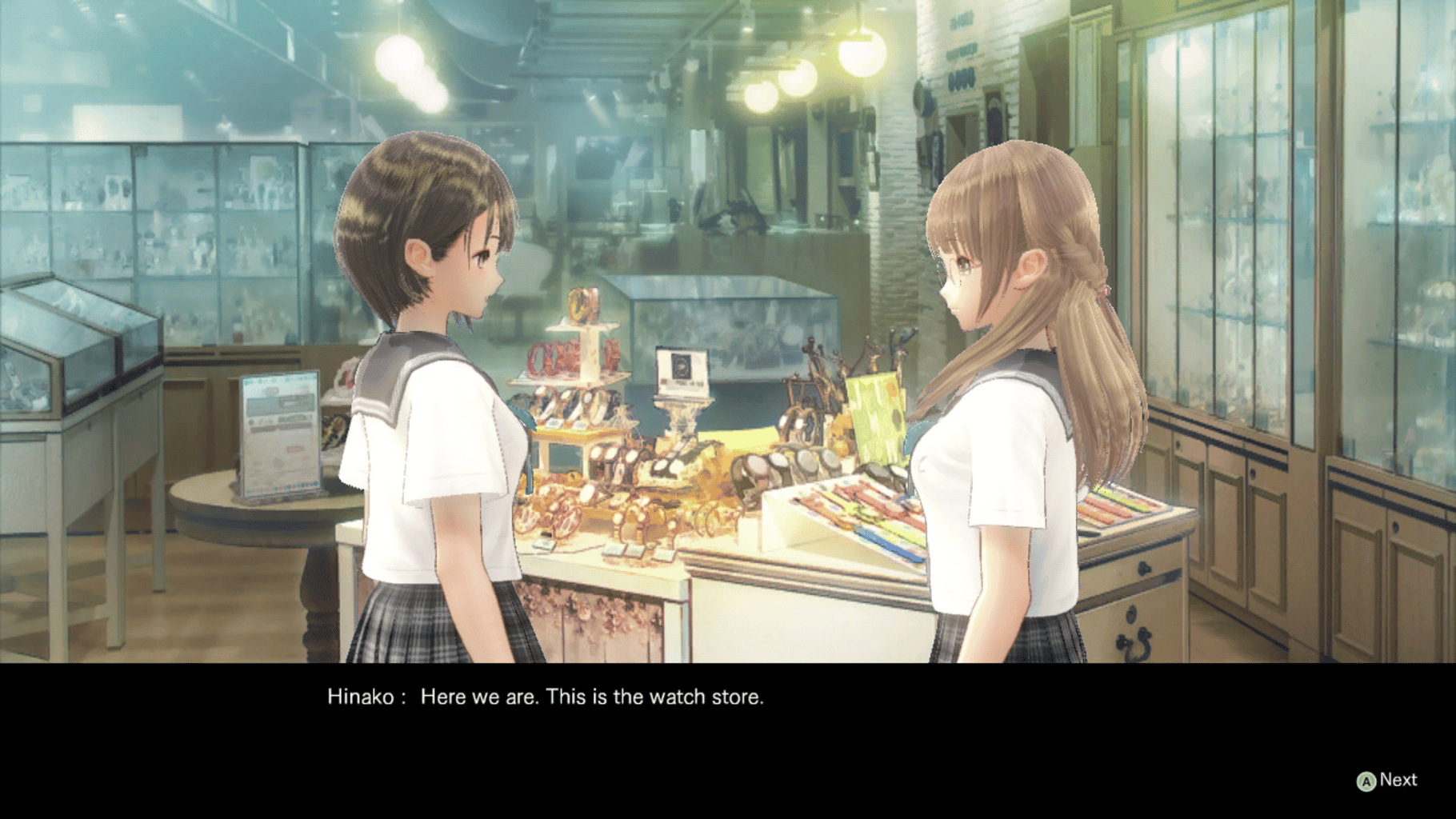 Blue Reflection screenshot