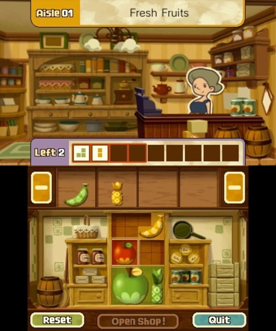 Captura de pantalla - Professor Layton and the Miracle Mask