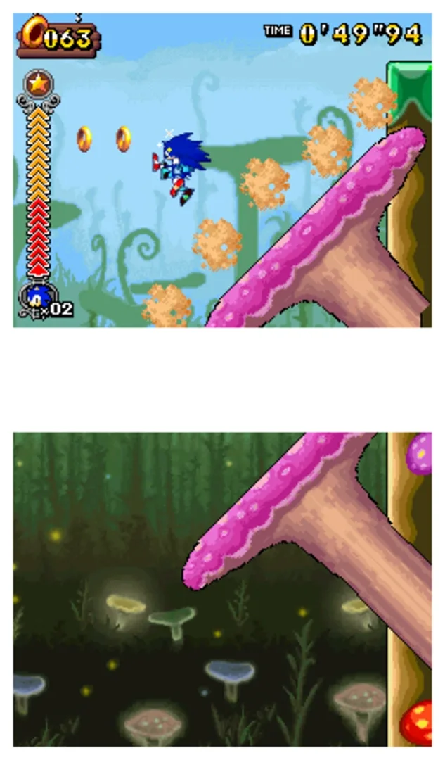 Captura de pantalla - Sonic Rush Adventure