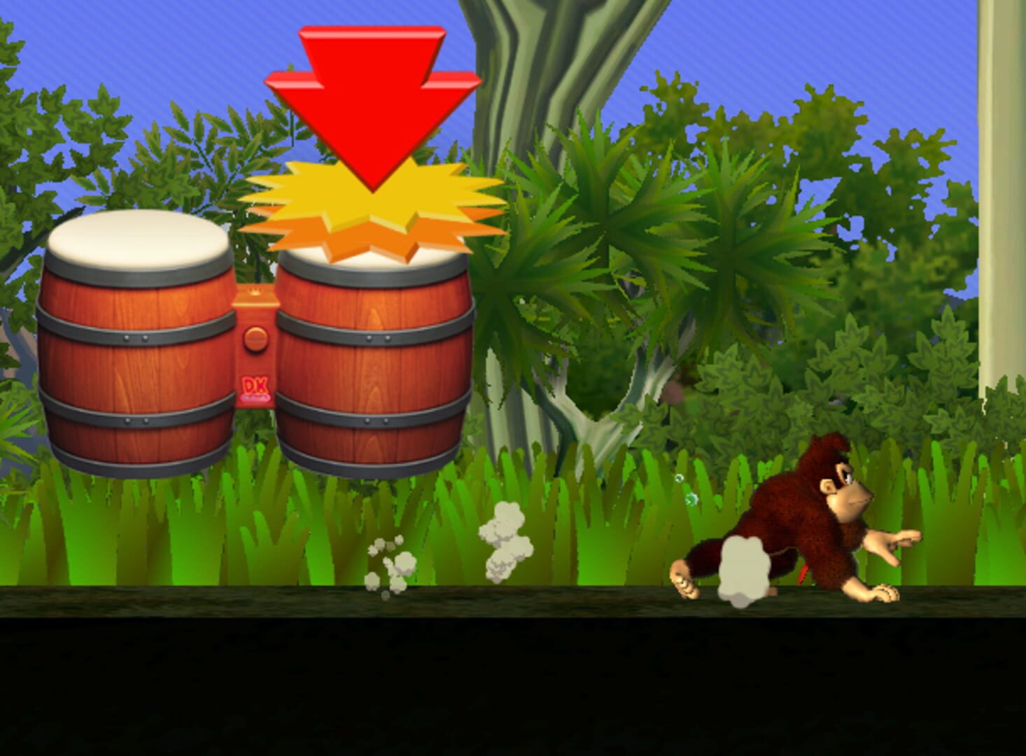 Donkey Kong Jungle Beat screenshot