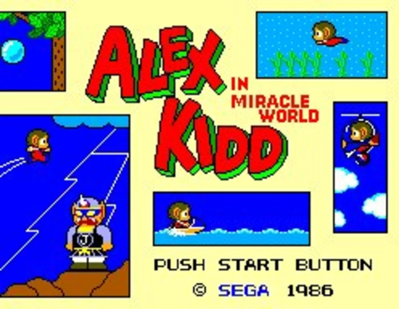 Captura de pantalla - Alex Kidd in Miracle World