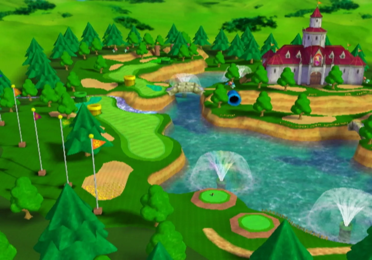 Captura de pantalla - Mario Golf: Toadstool Tour