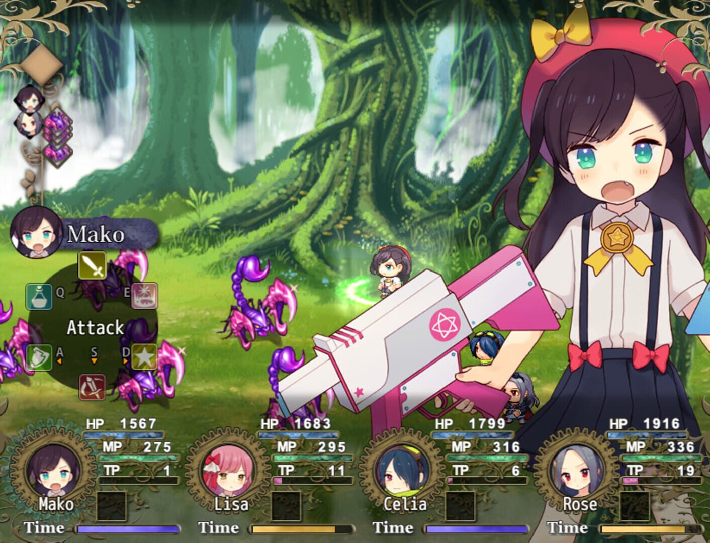 Magical girl's labyrinth - Screenshot