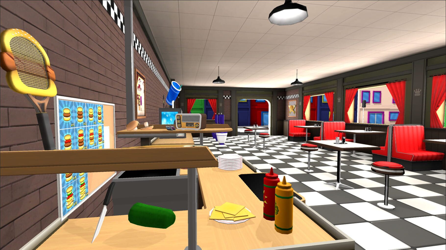 Captura de pantalla - VR The Diner Duo