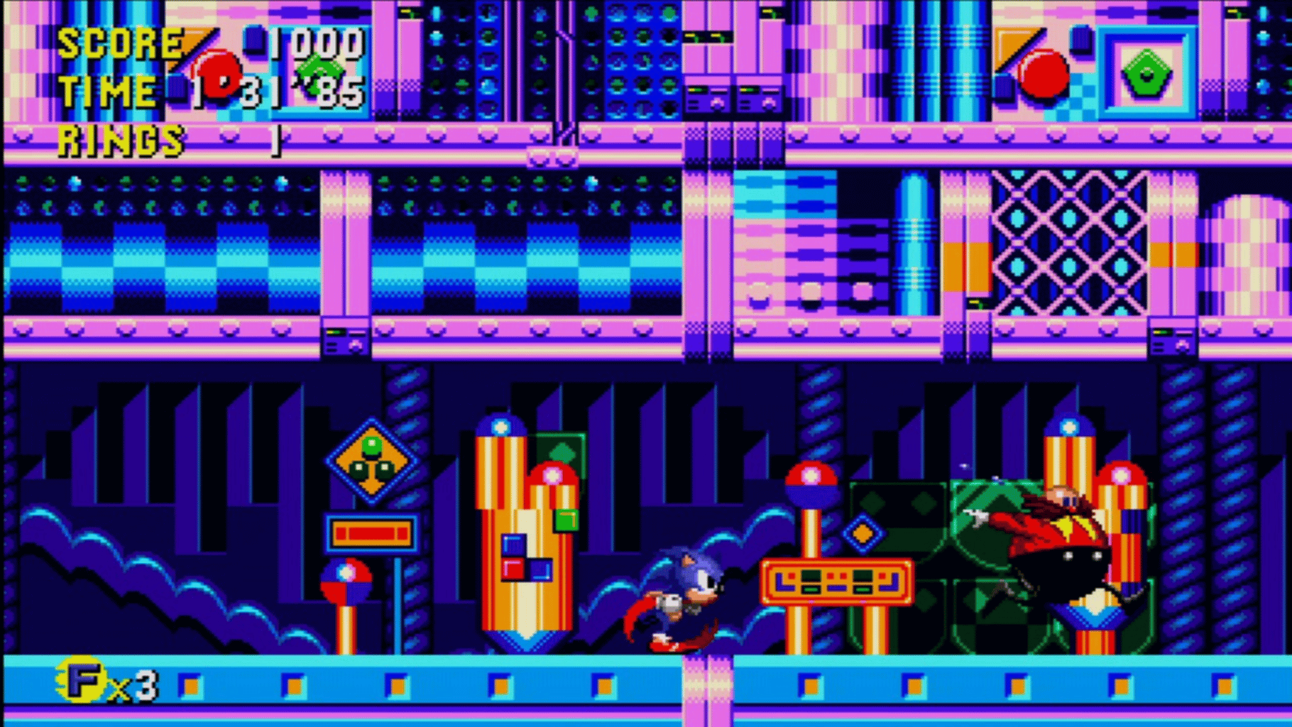 Sonic CD screenshot