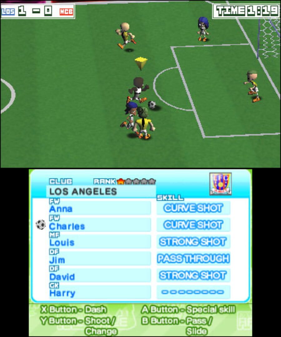 Captura de pantalla - Arc Style: Soccer!! 3D