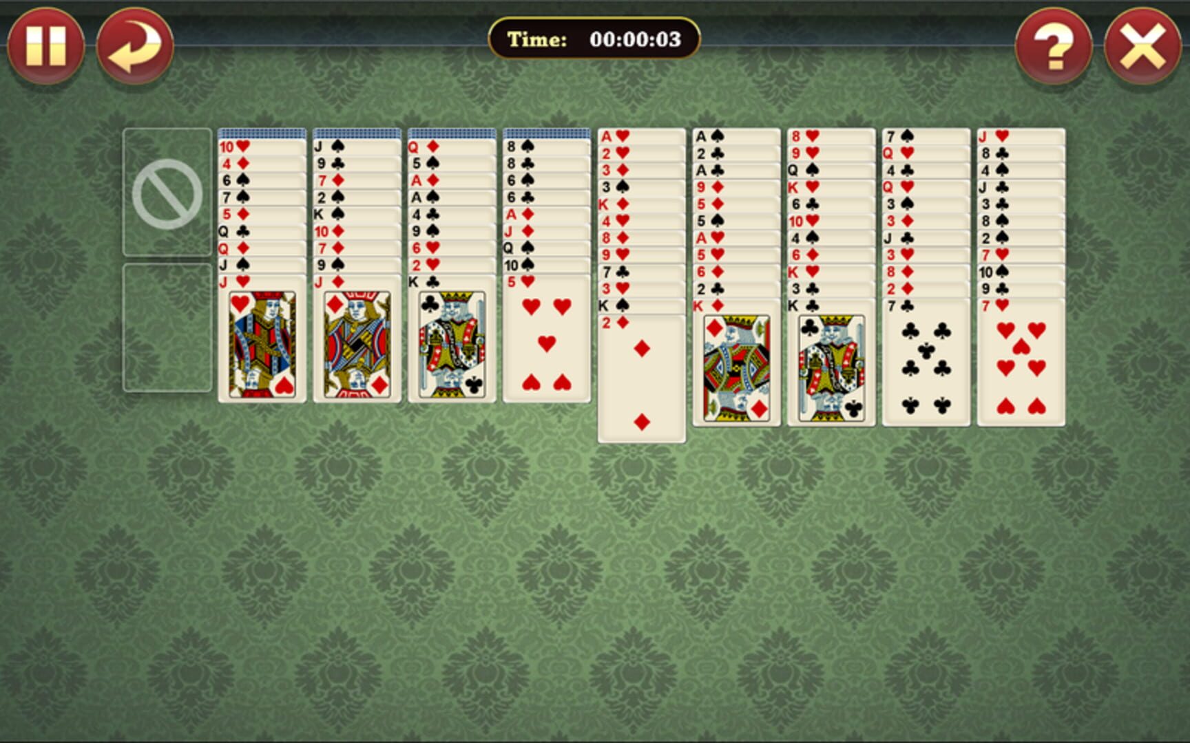 Lucky Spider Solitaire - Screenshot
