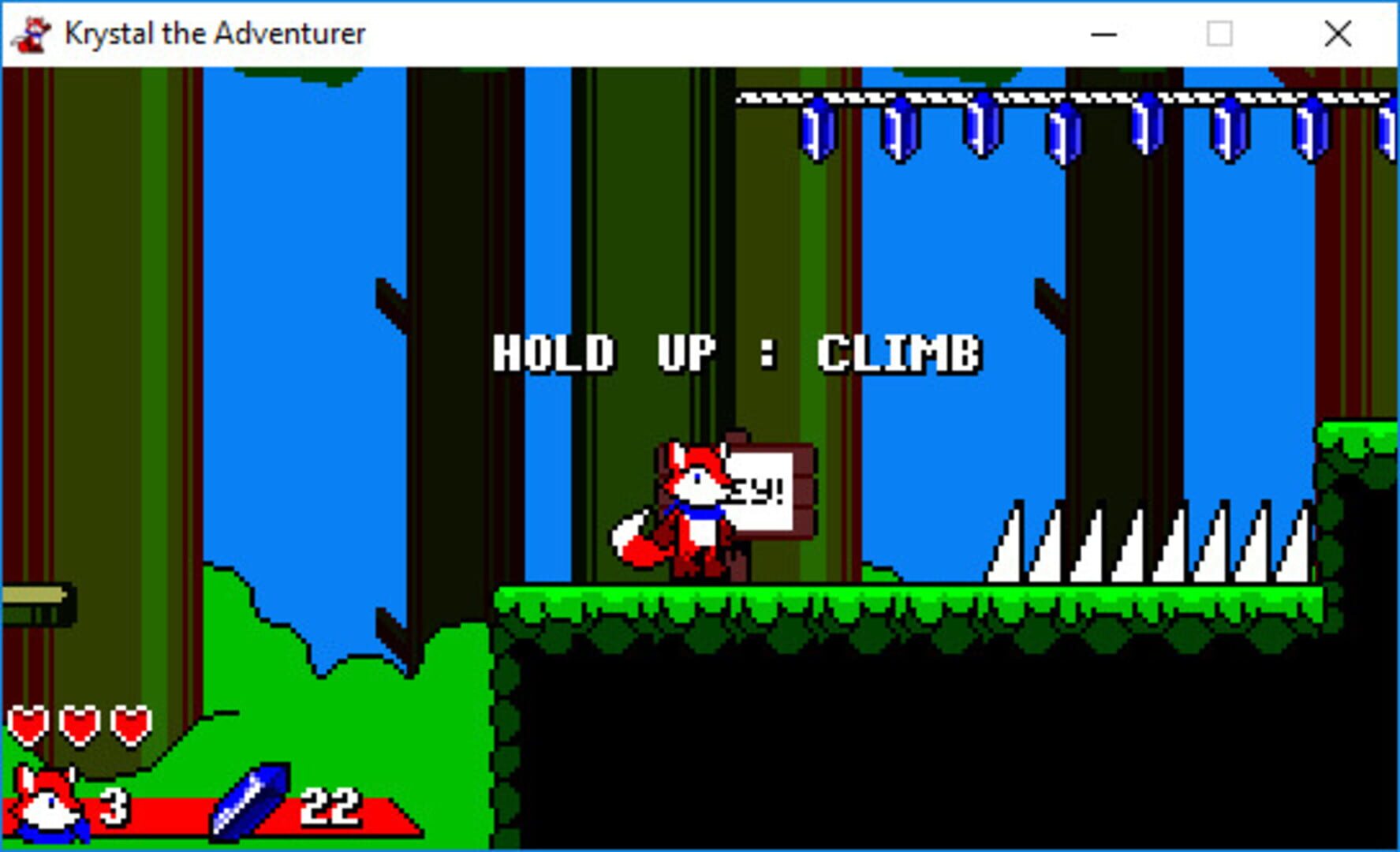 Krystal the Adventurer - Screenshot