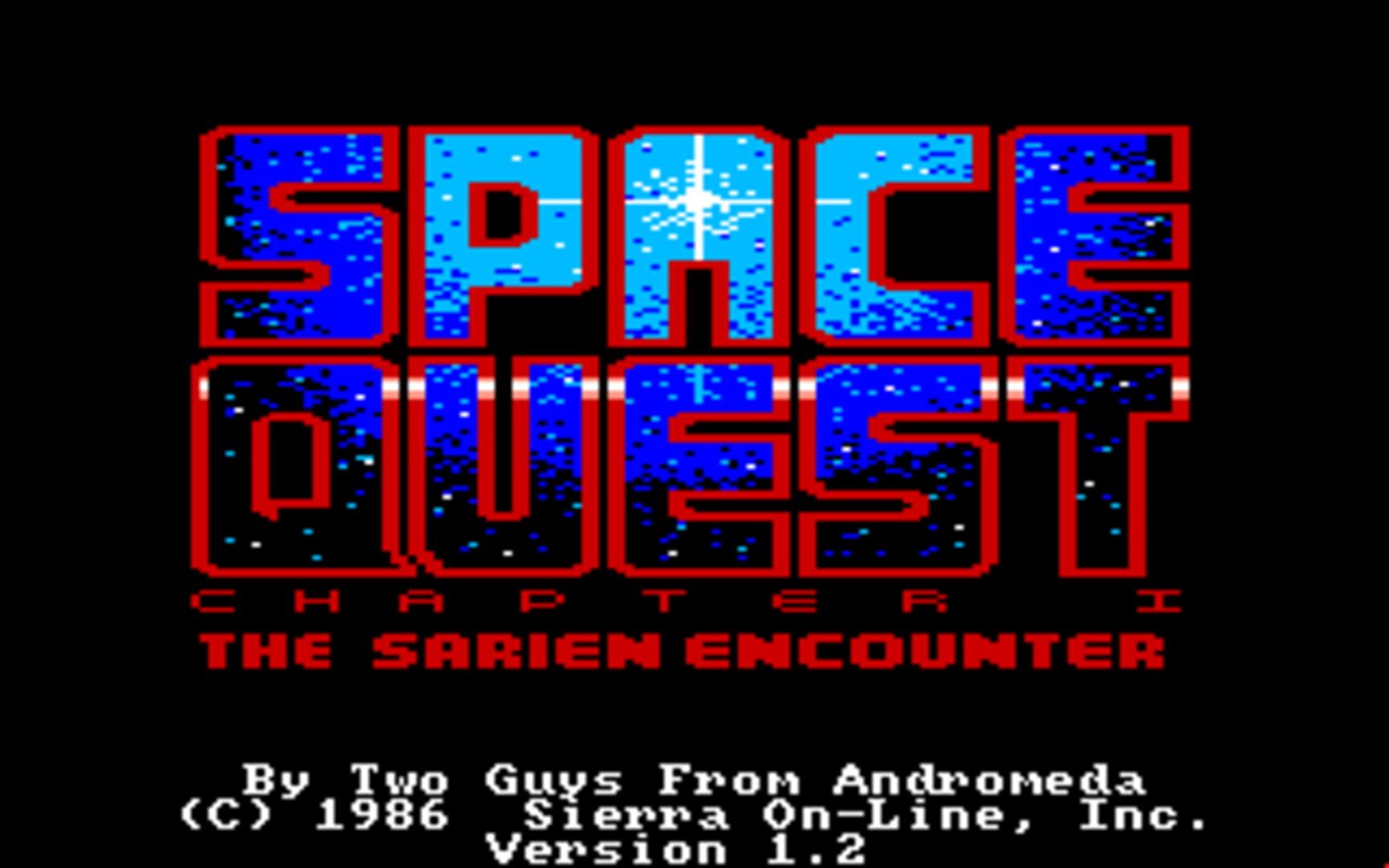 Captura de pantalla - Space Quest: The Sarien Encounter
