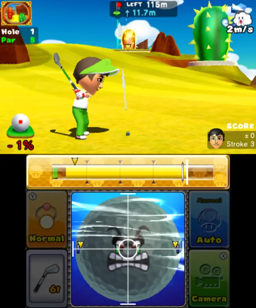 Captura de pantalla - Mario Golf: World Tour