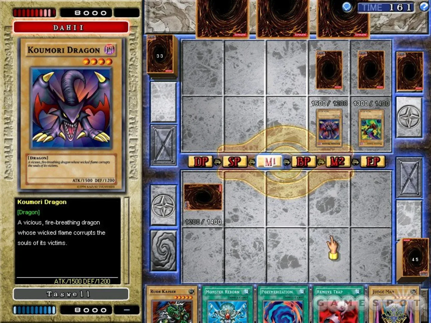 Captura de pantalla - Yu-Gi-Oh! Online