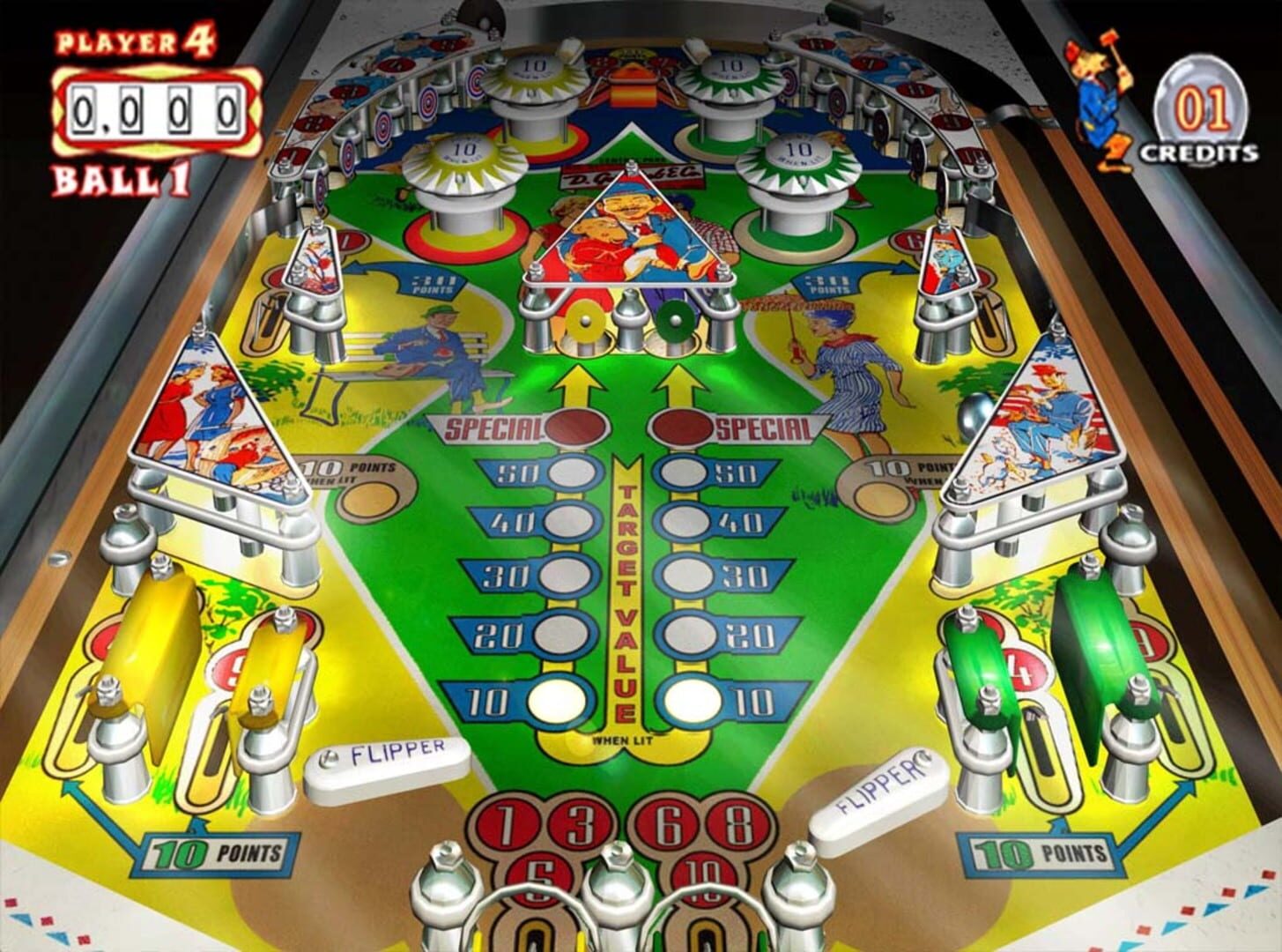 Captura de pantalla - Pinball Hall of Fame: The Gottlieb Collection