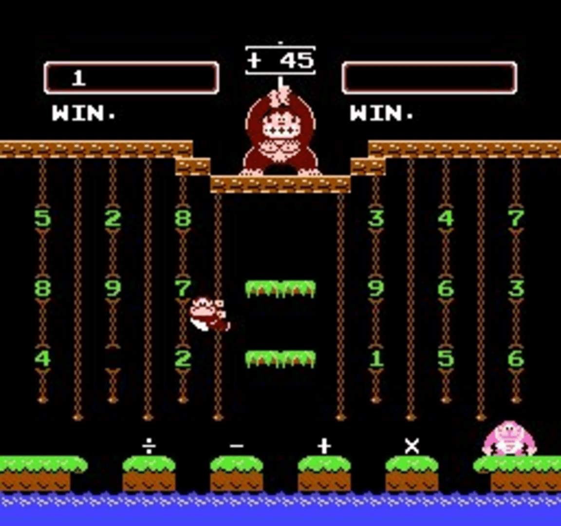 Donkey Kong Jr. Math screenshot