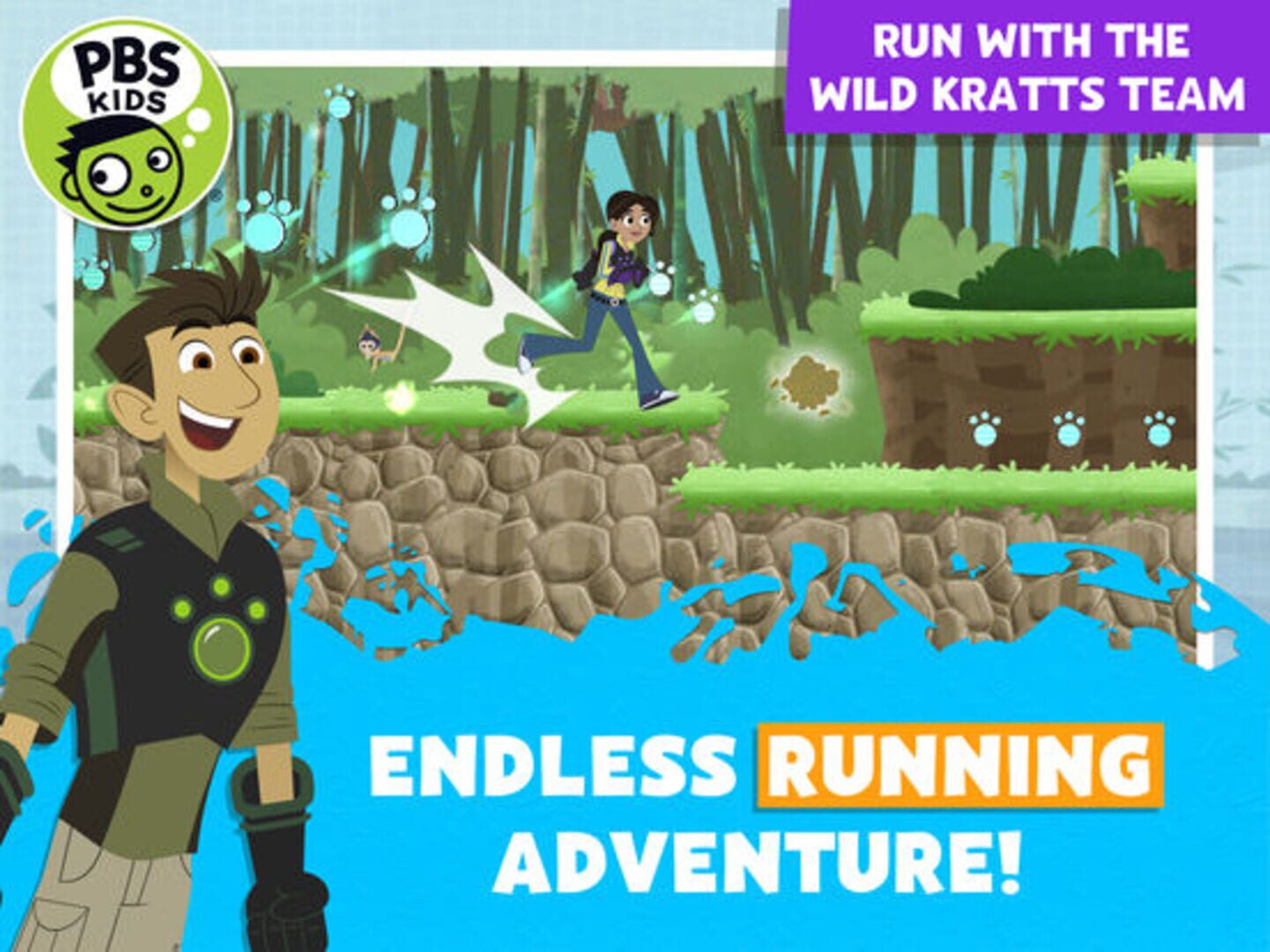 Wild Kratts Rescue Run - Screenshot