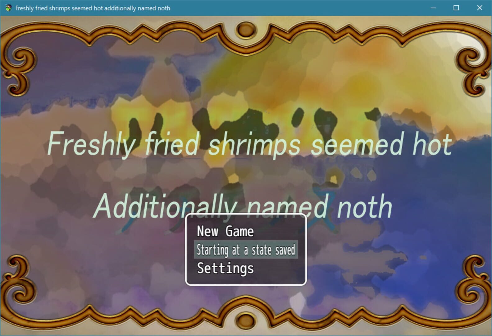 Freshly fried shrimps seemed hot additionally named noth - Screenshot