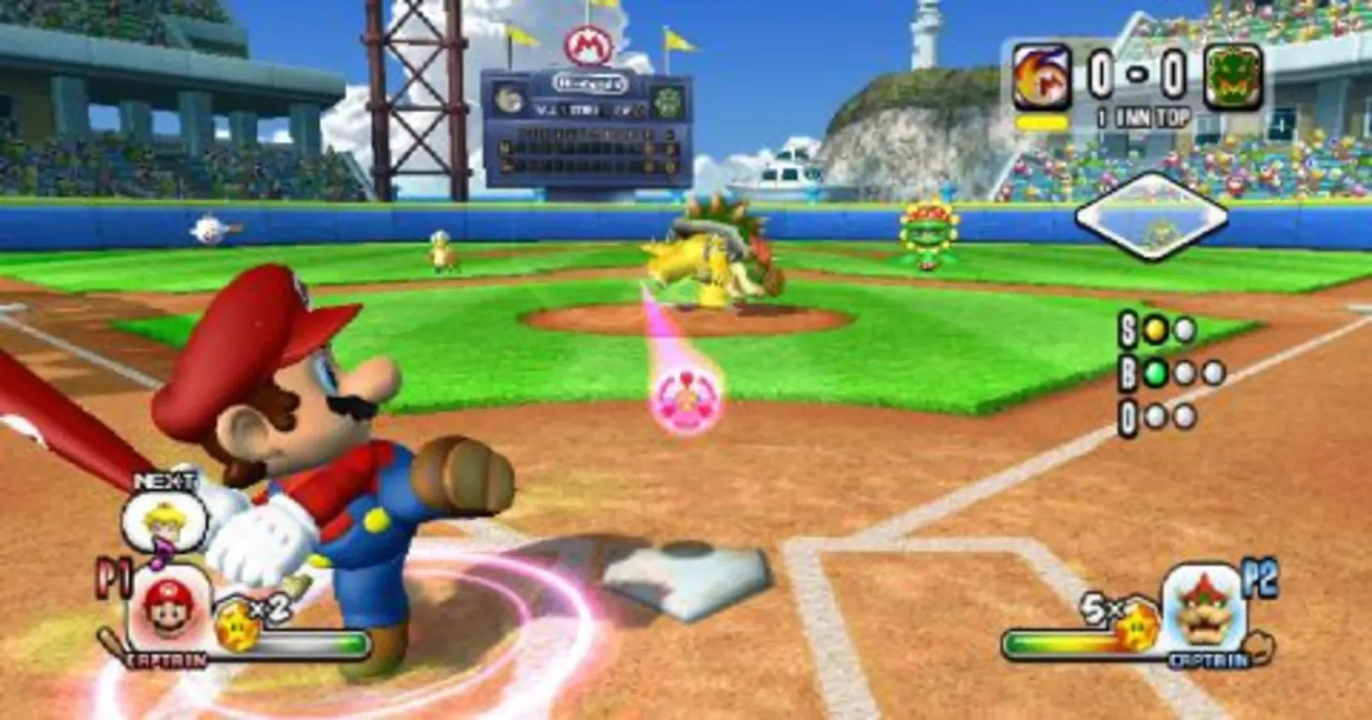 Captura de pantalla - Mario Super Sluggers