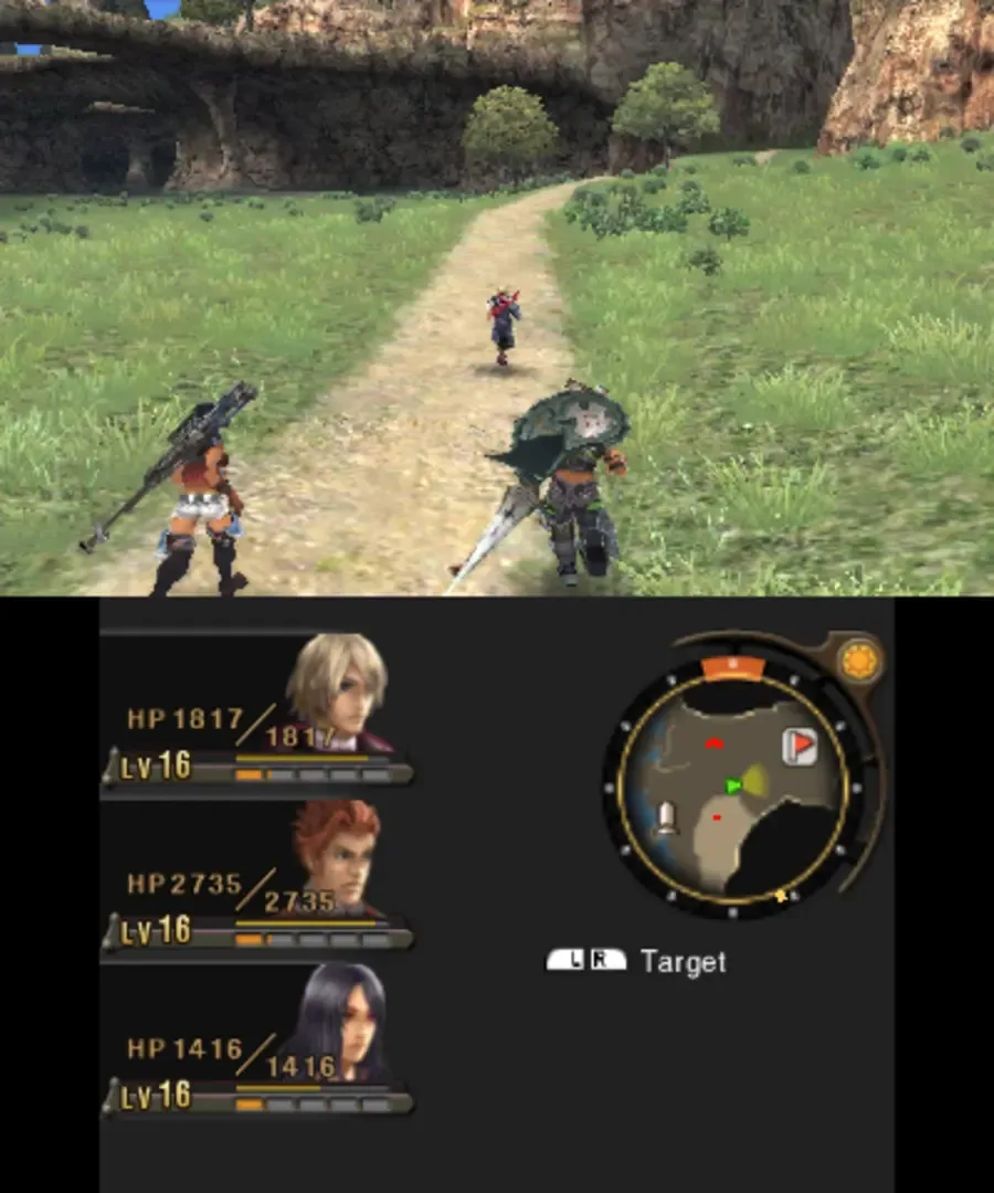 Captura de pantalla - Xenoblade Chronicles 3D