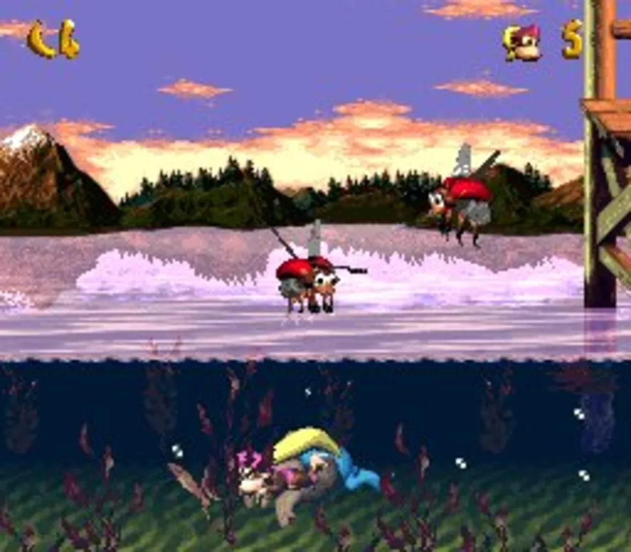 Captura de pantalla - Donkey Kong Country 3: Dixie Kong's Double Trouble!