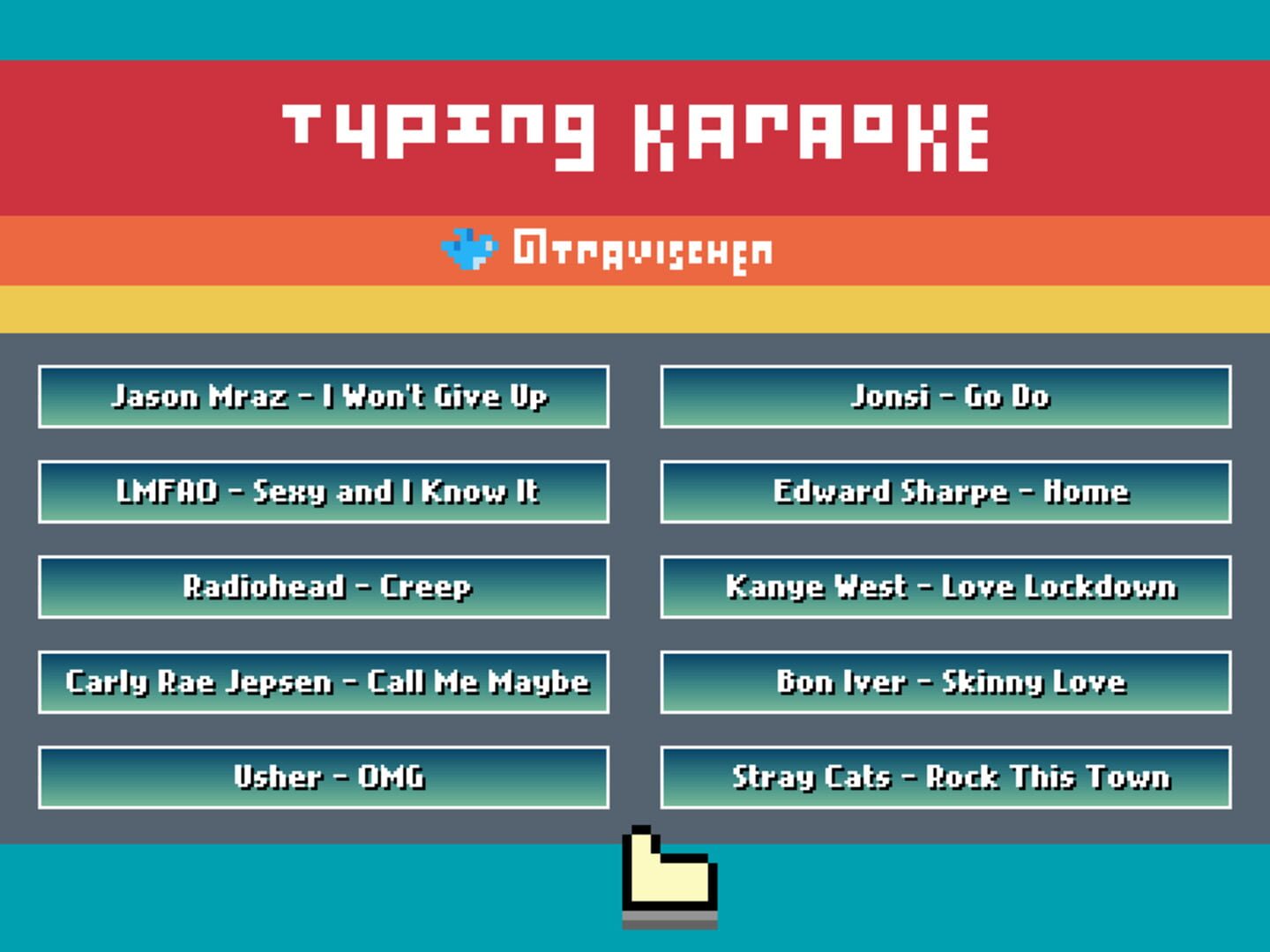 Jeu : Typing Karaoke