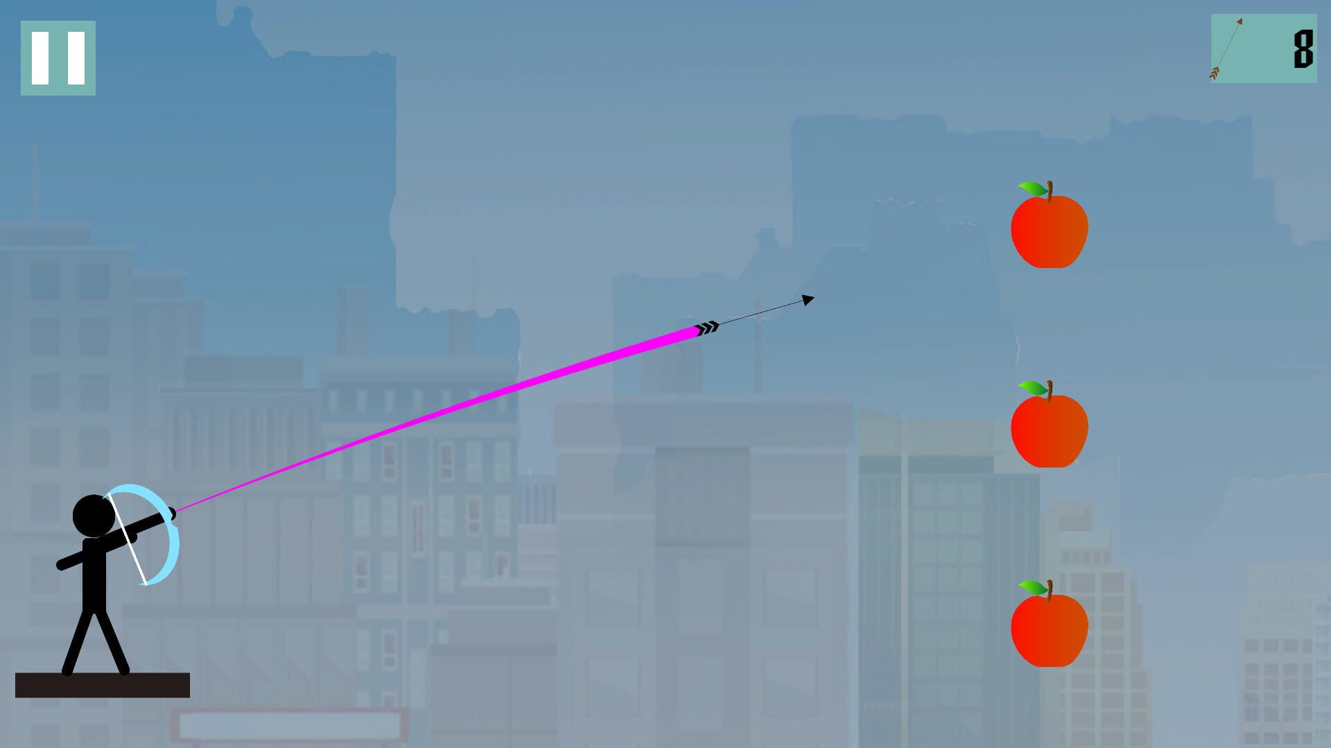 Stickman - Killer of Apples - Screenshot