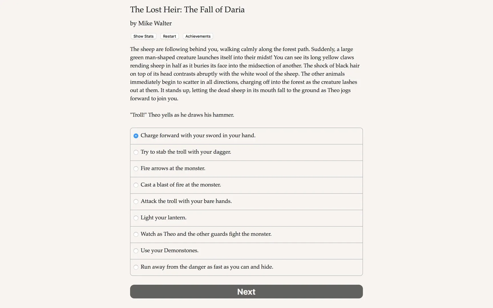 The Lost Heir: The Fall of Daria