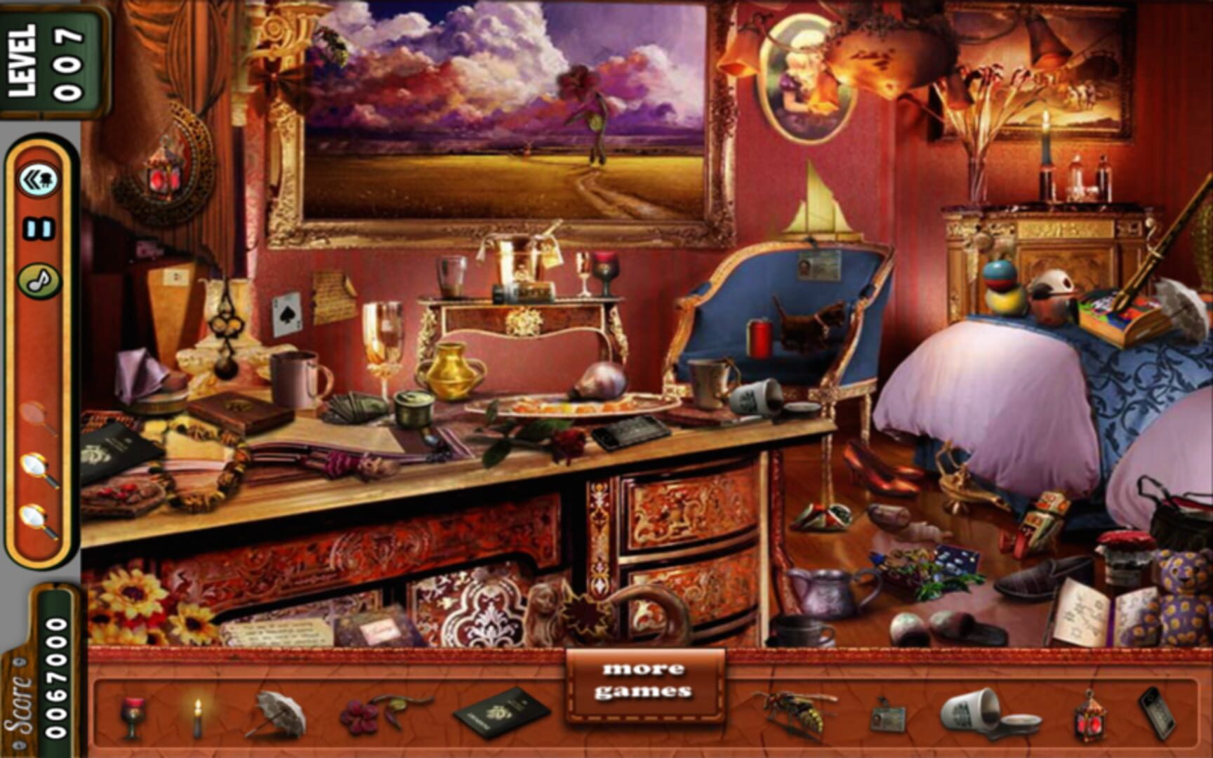 Hidden Objects: Sherlock Holmes Mystery Case - The Big Apartment: My Mysterious House - The Big Hotel - Screenshot