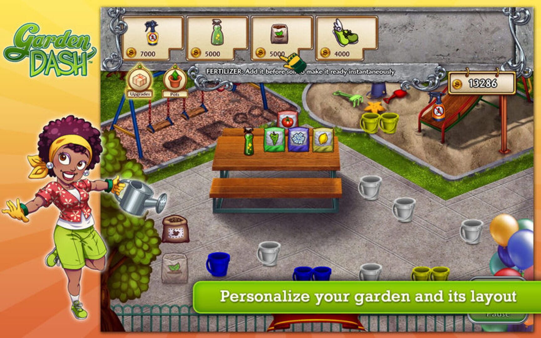 Garden Dash - Screenshot