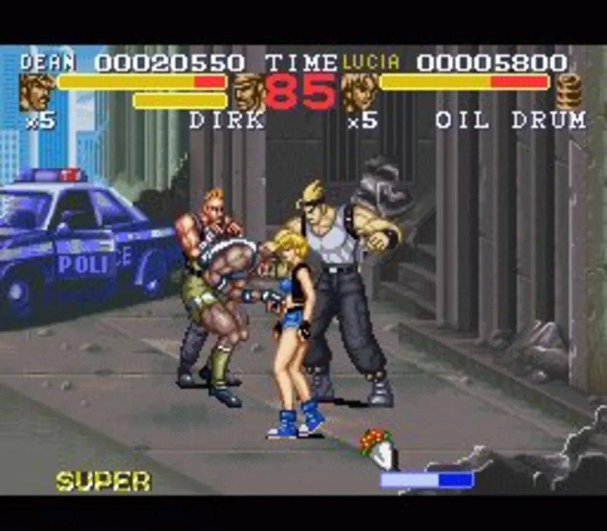 Captura de pantalla - Final Fight 3