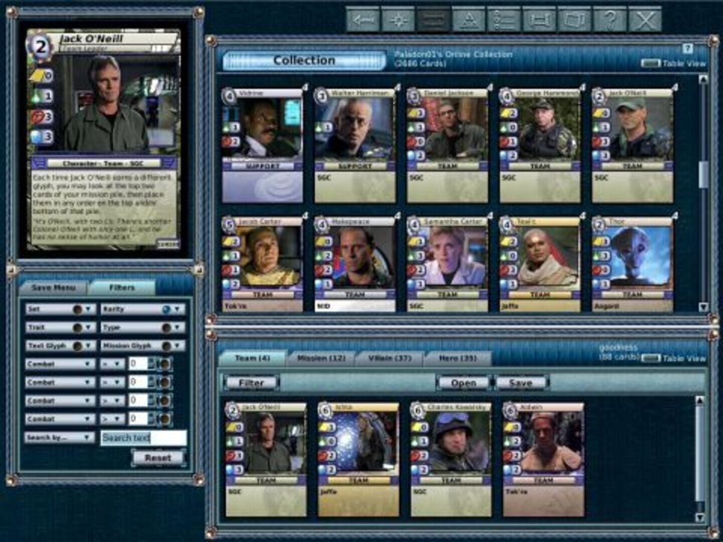 Stargate Online TCG - Screenshot