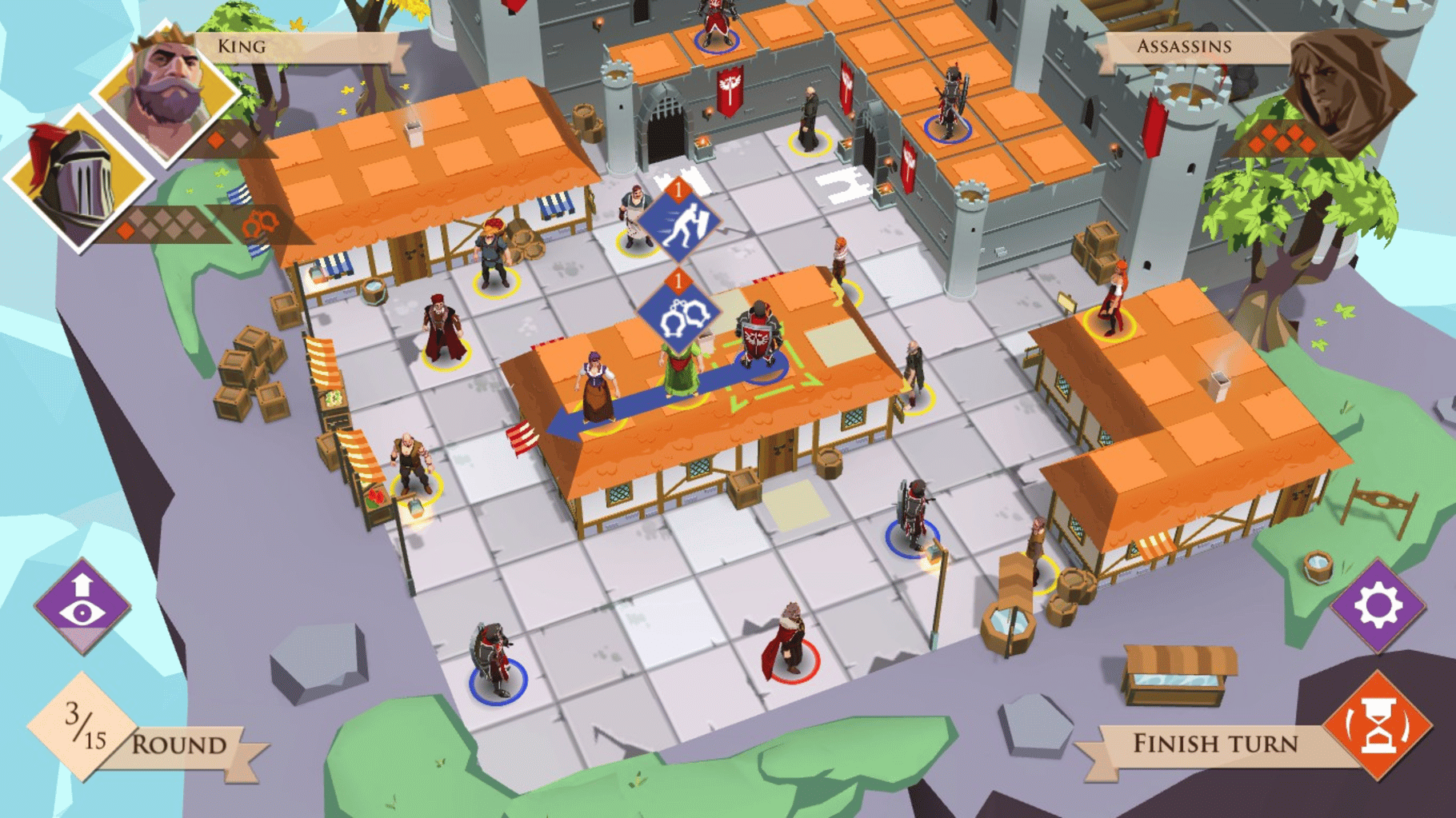 King and Assassins: The Board Game screenshot