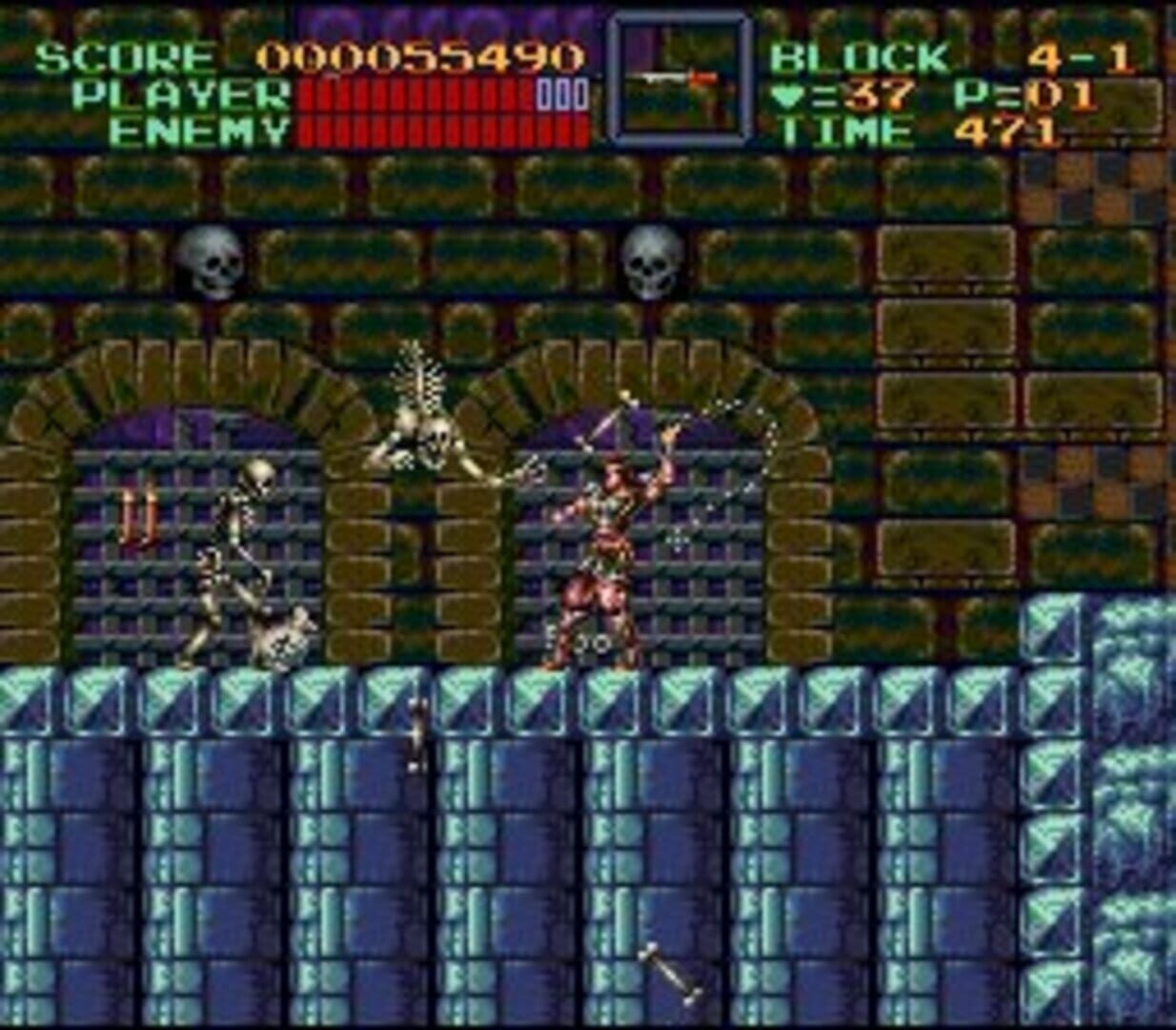 Captura de pantalla - Super Castlevania IV