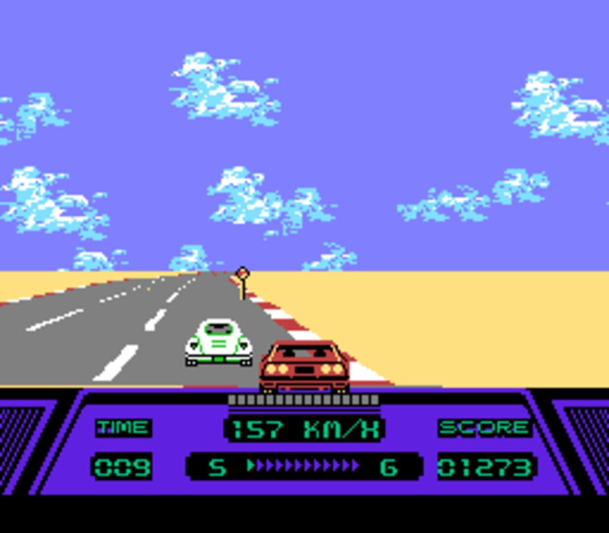 Captura de pantalla - Rad Racer