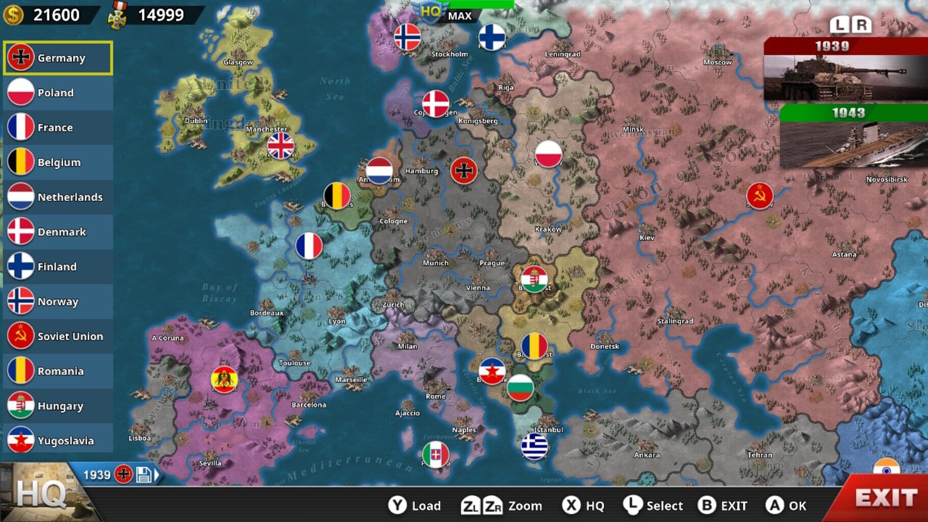 World Conqueror X screenshot