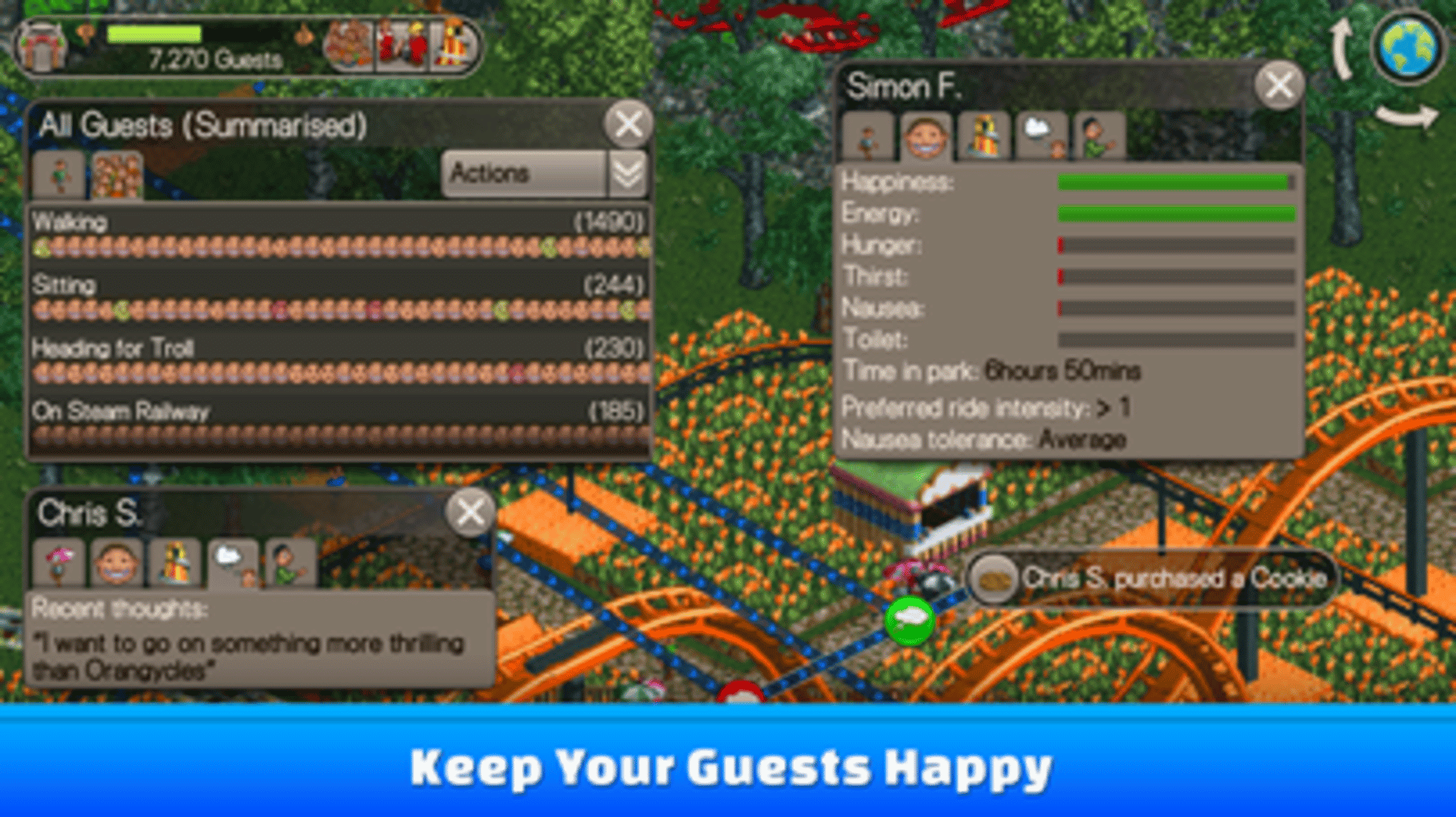 RollerCoaster Tycoon Classic screenshot