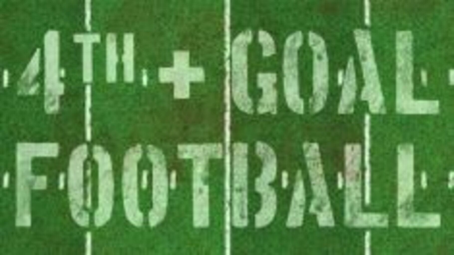 4th & Goal Football