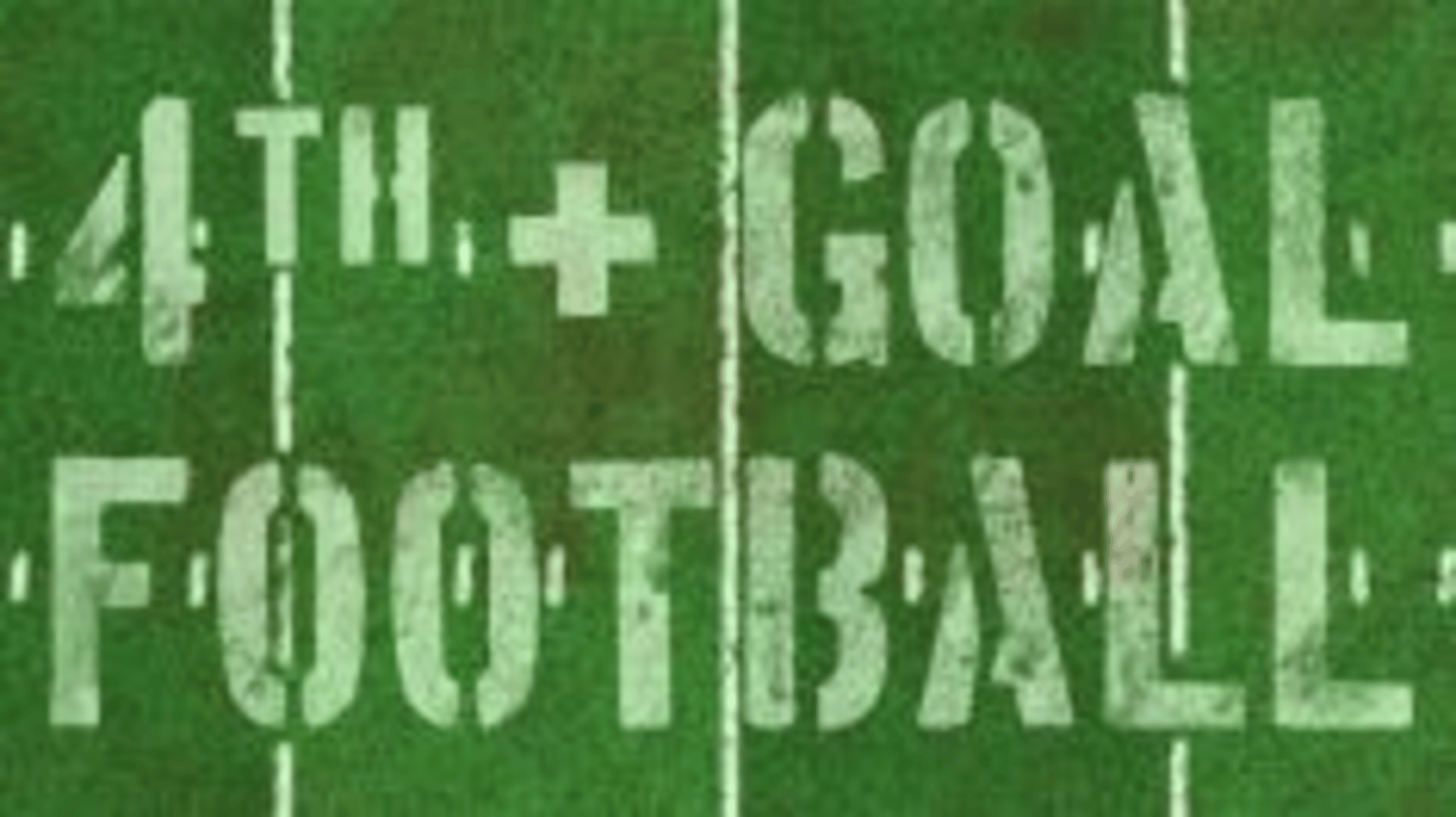 4th & Goal Football Cover