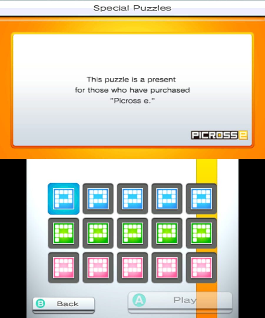 Captura de pantalla - Picross e4