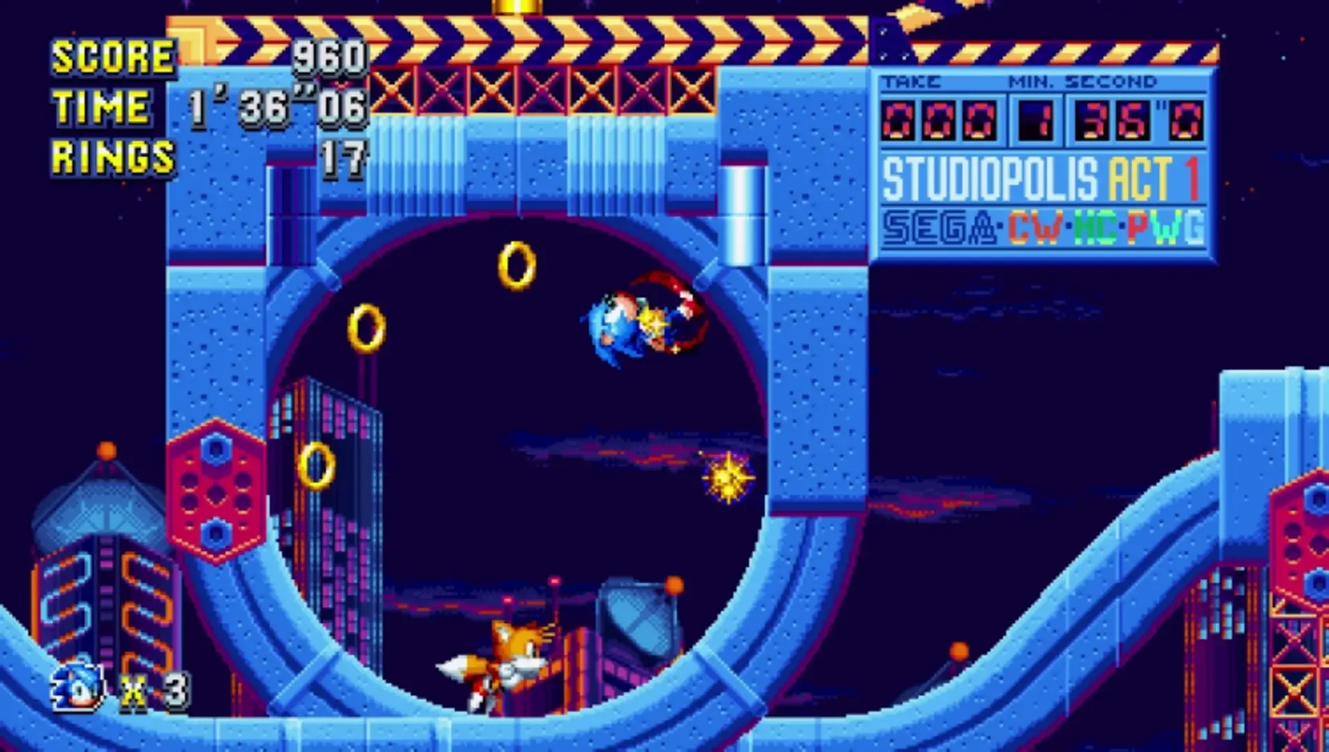 Captura de pantalla - Sonic Mania