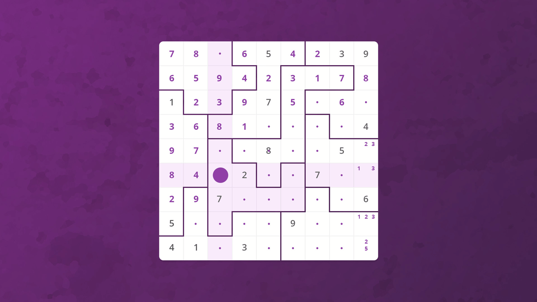 Sudoku Jigsaw screenshot