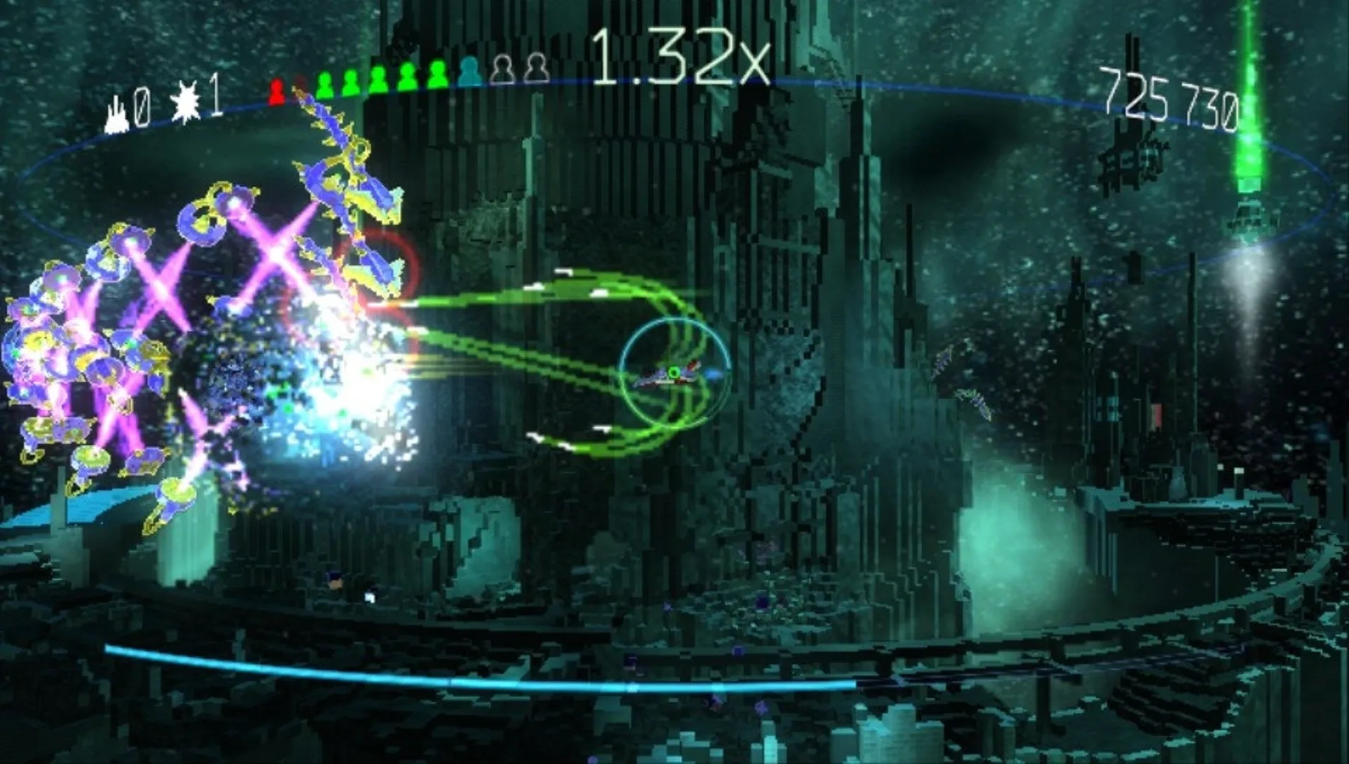 Captura de pantalla - Resogun