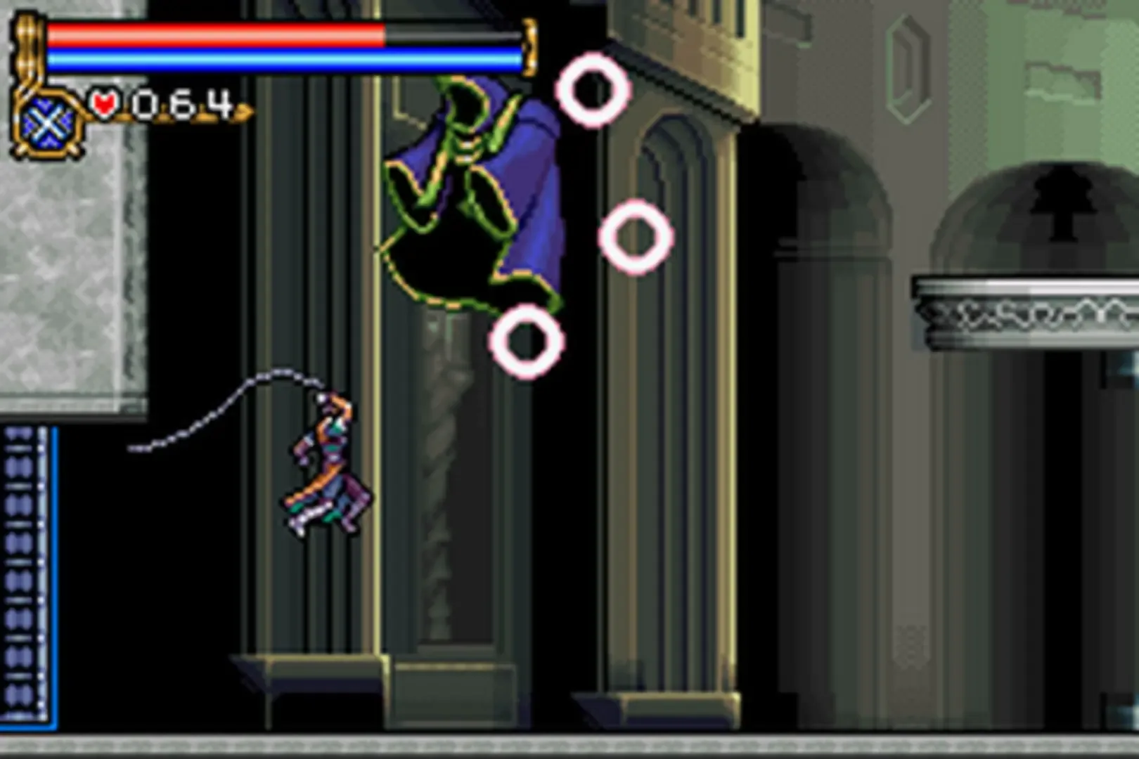 Captura de pantalla - Castlevania: Circle of the Moon