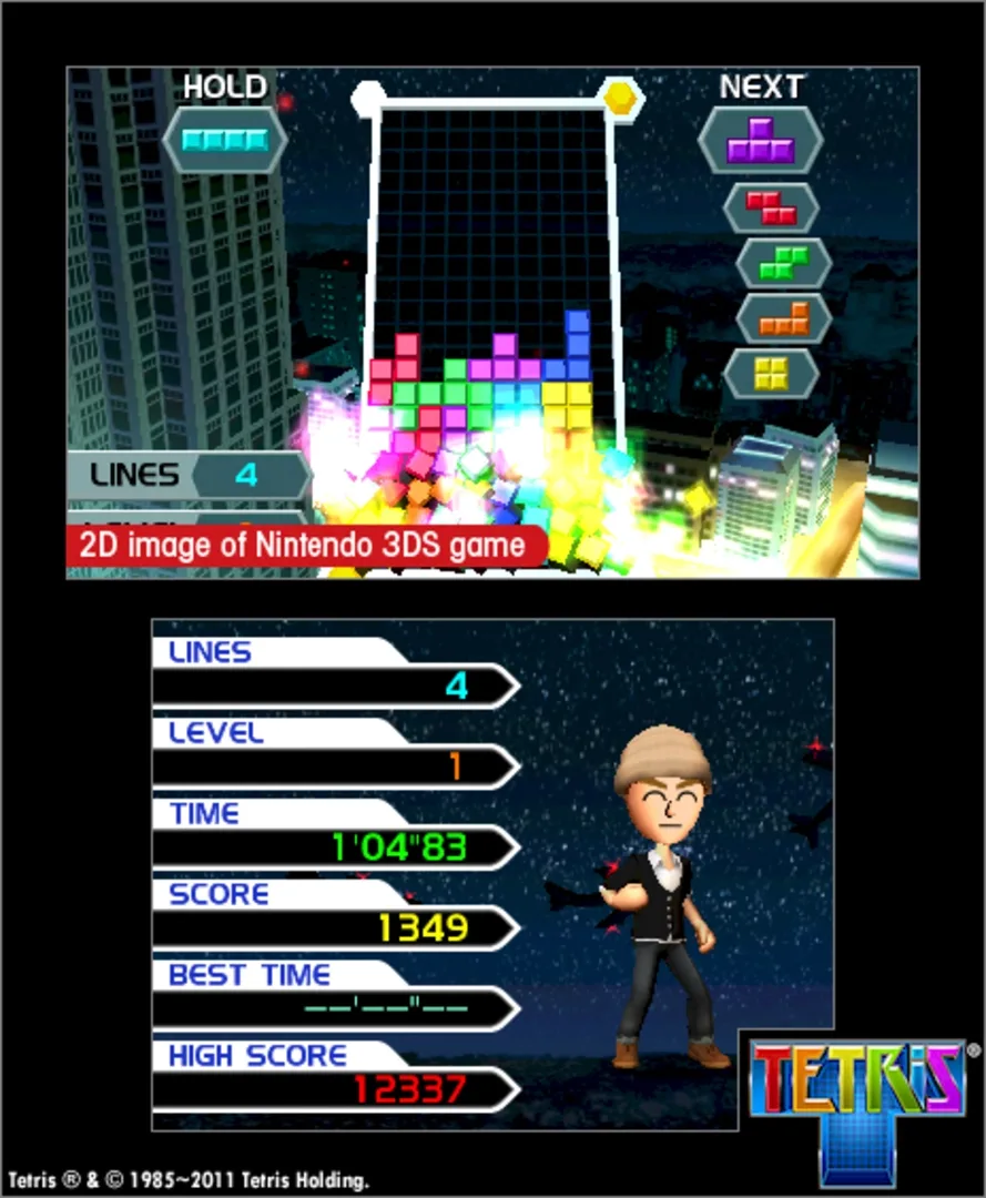 Captura de pantalla - Tetris: Axis