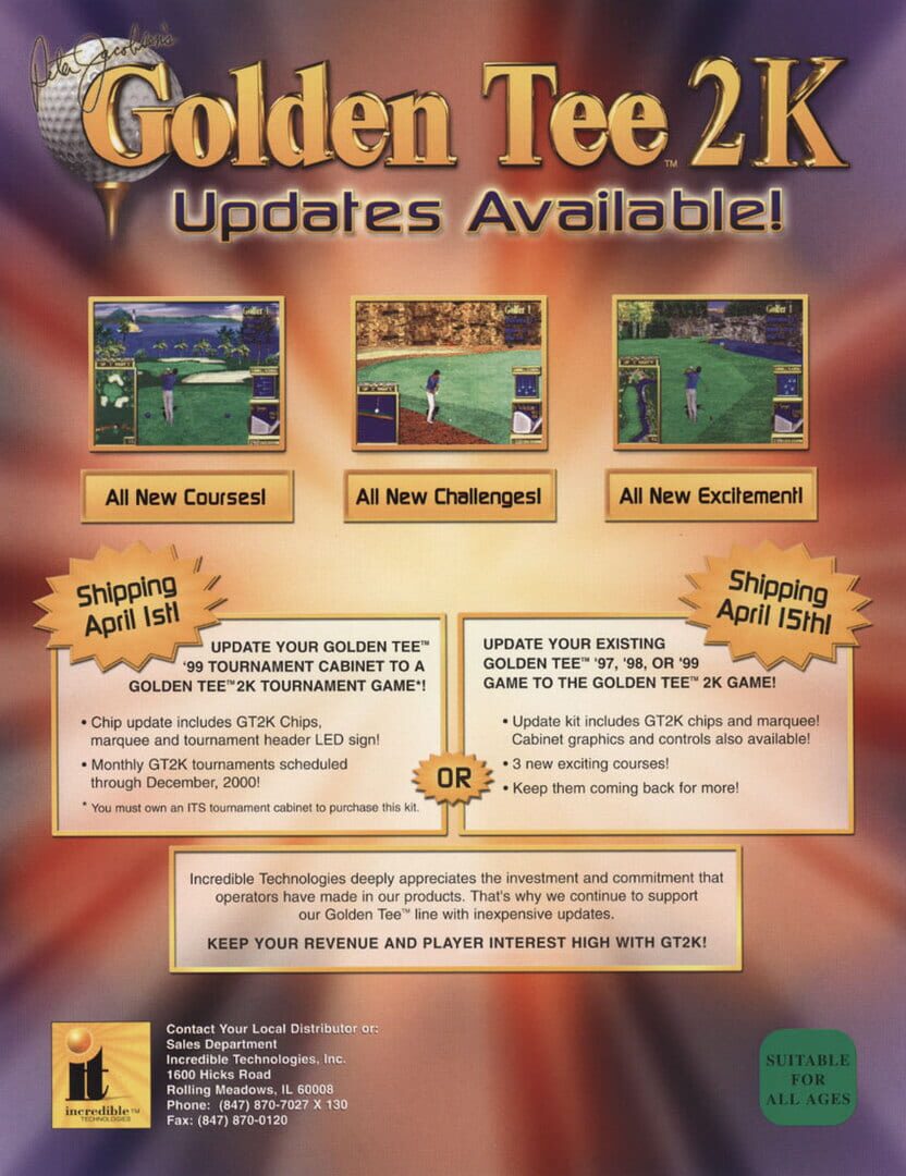 Cover image of Golden Tee 2K