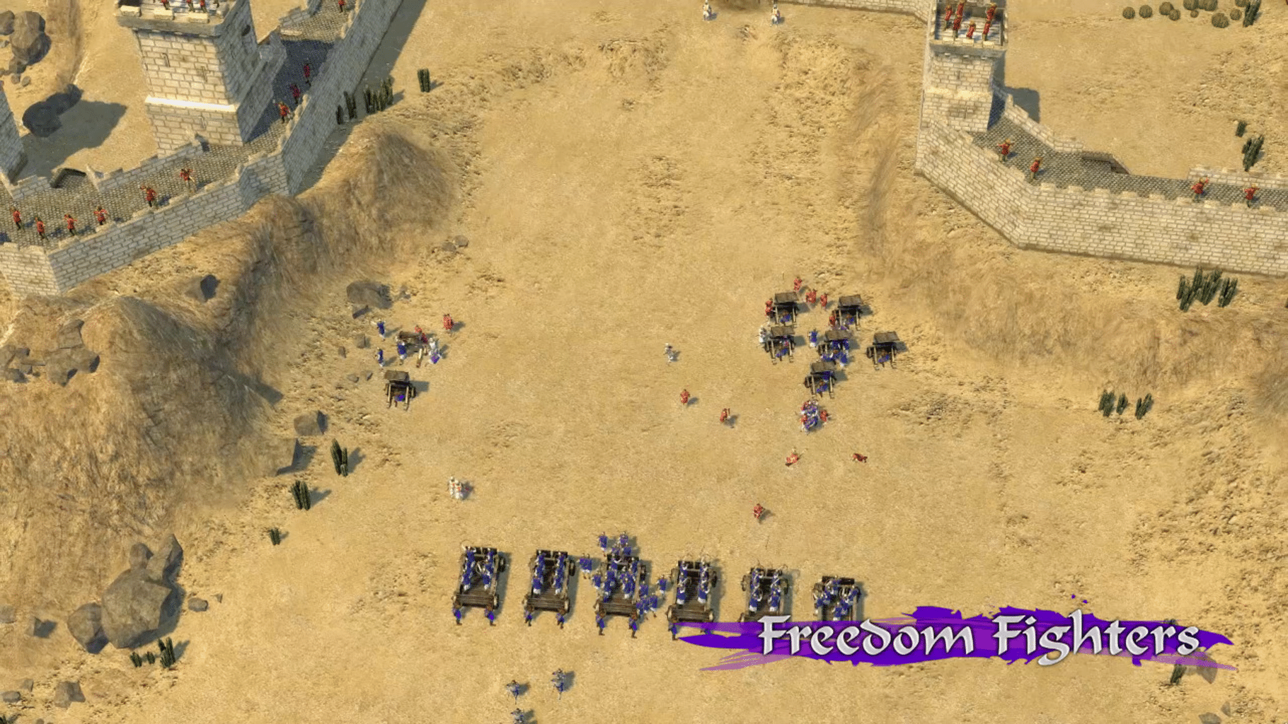 Stronghold Crusader II: Freedom Fighters mini-campaign screenshot