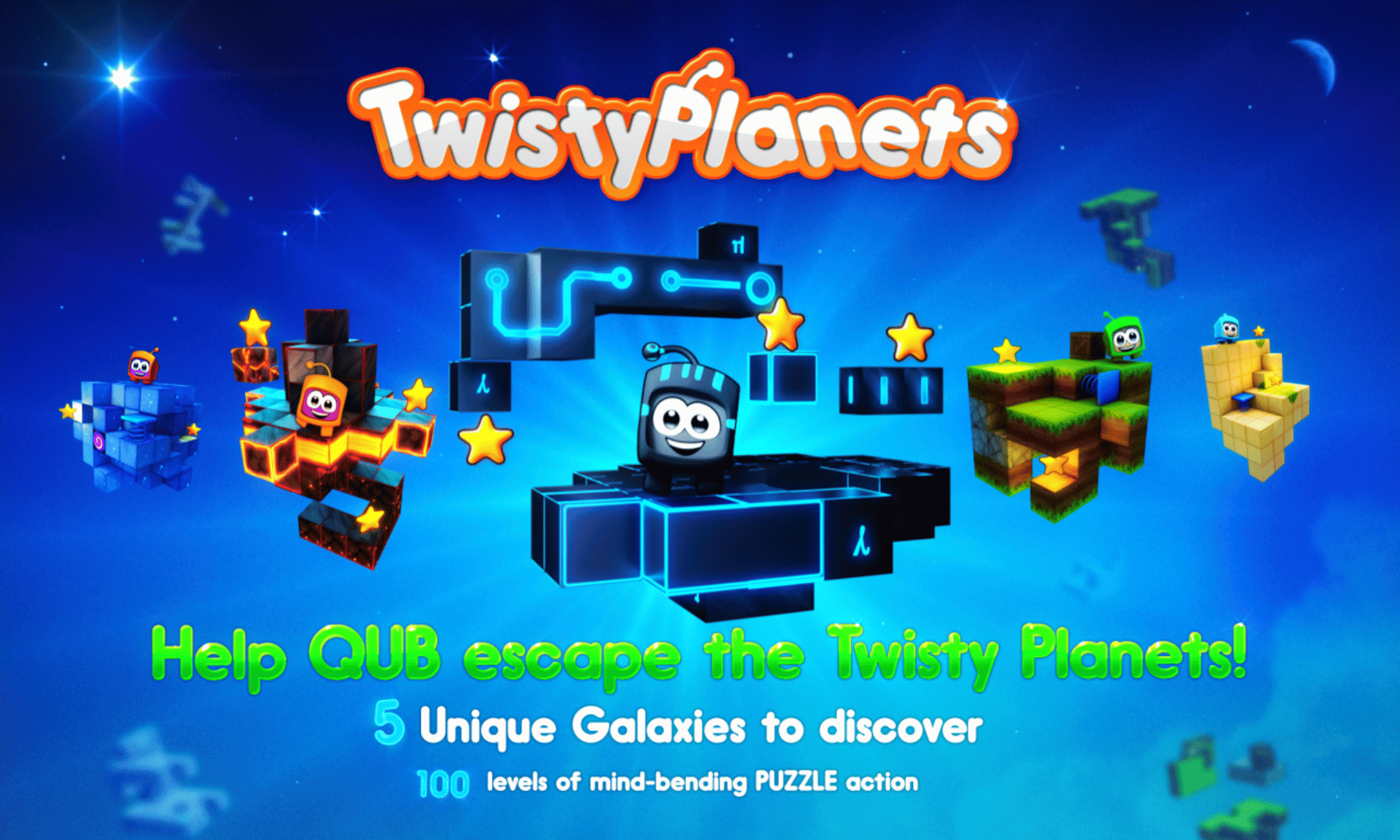 Twisty Planets Space Puzzle screenshot