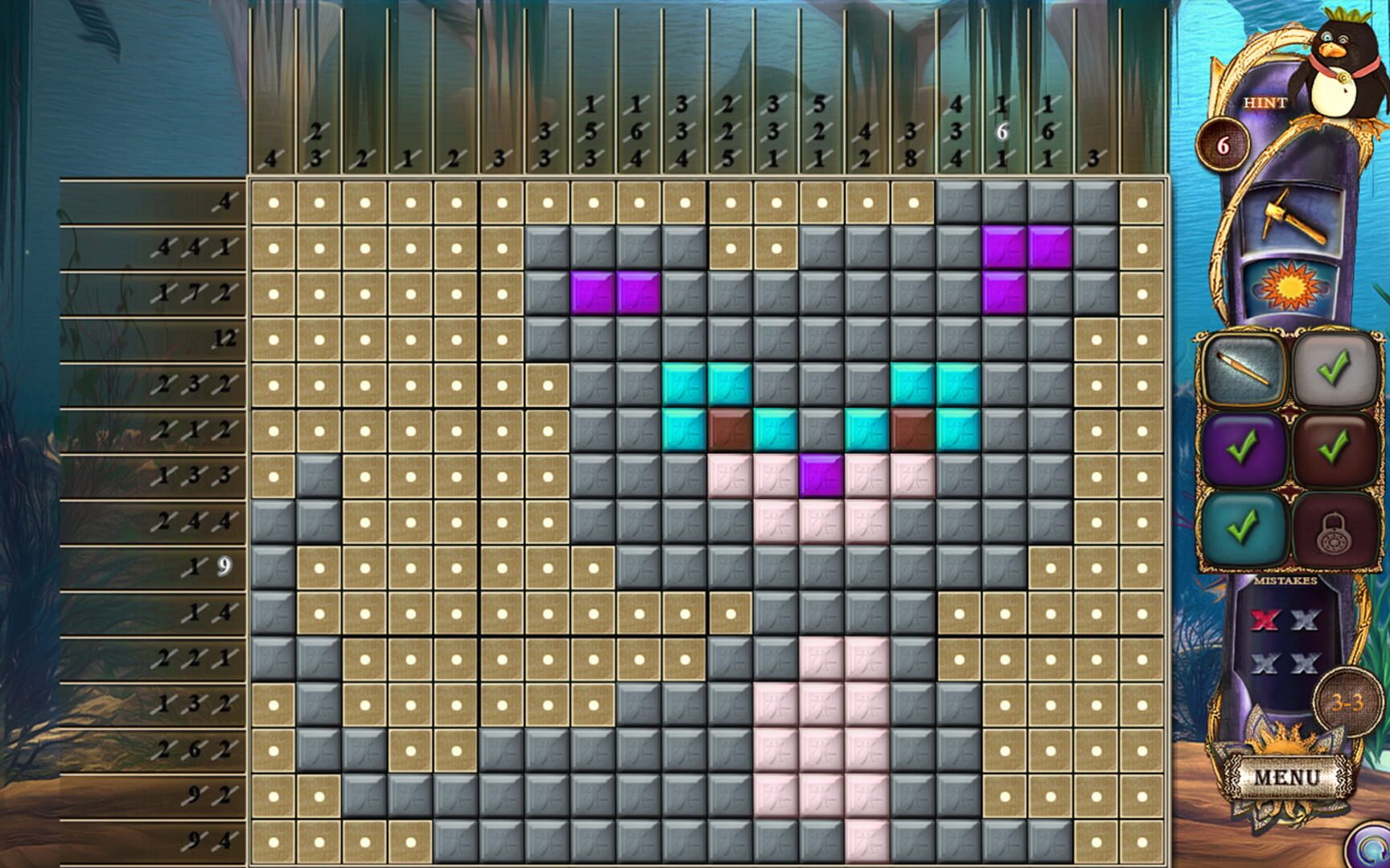 Fantasy Mosaics 17: New Palette